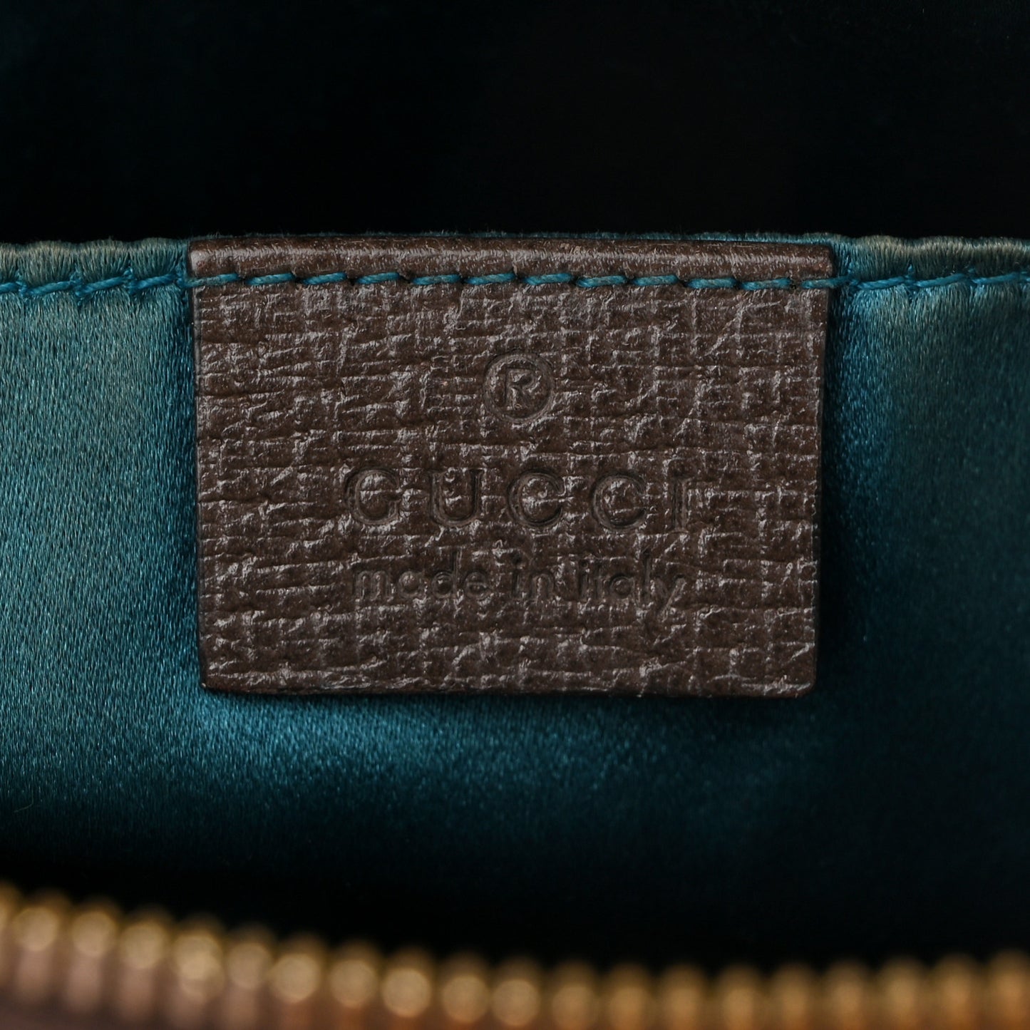 GG Supreme Monogram Textured Dollar Calfskin Web Small Ophidia Dome Shoulder Bag Beige Ebony New Acero