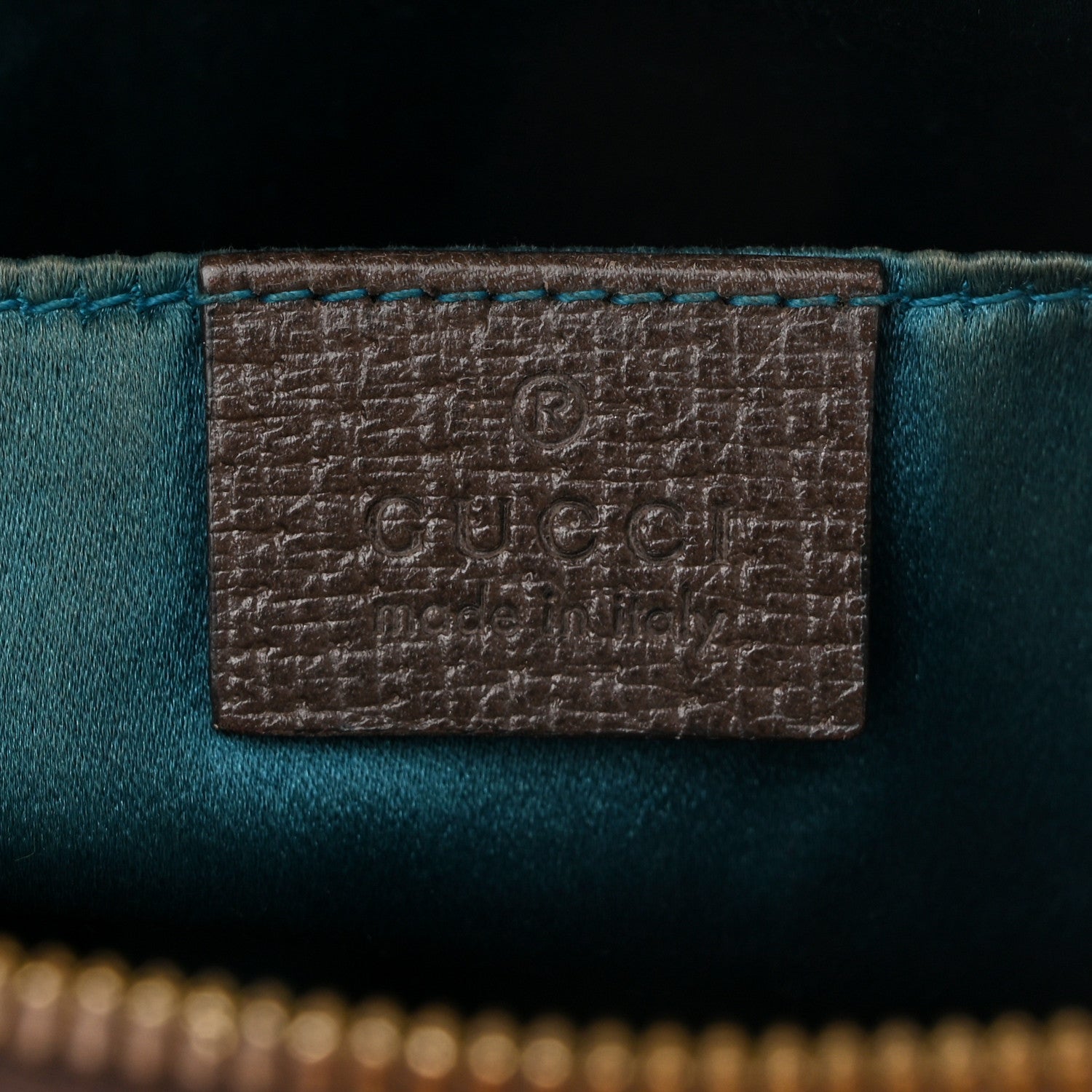 Gucci GG Supreme Monogram Textured Dollar Calfskin Web Small Ophidia Dome Shoulder Bag Beige Ebony New Acero 6 of 10