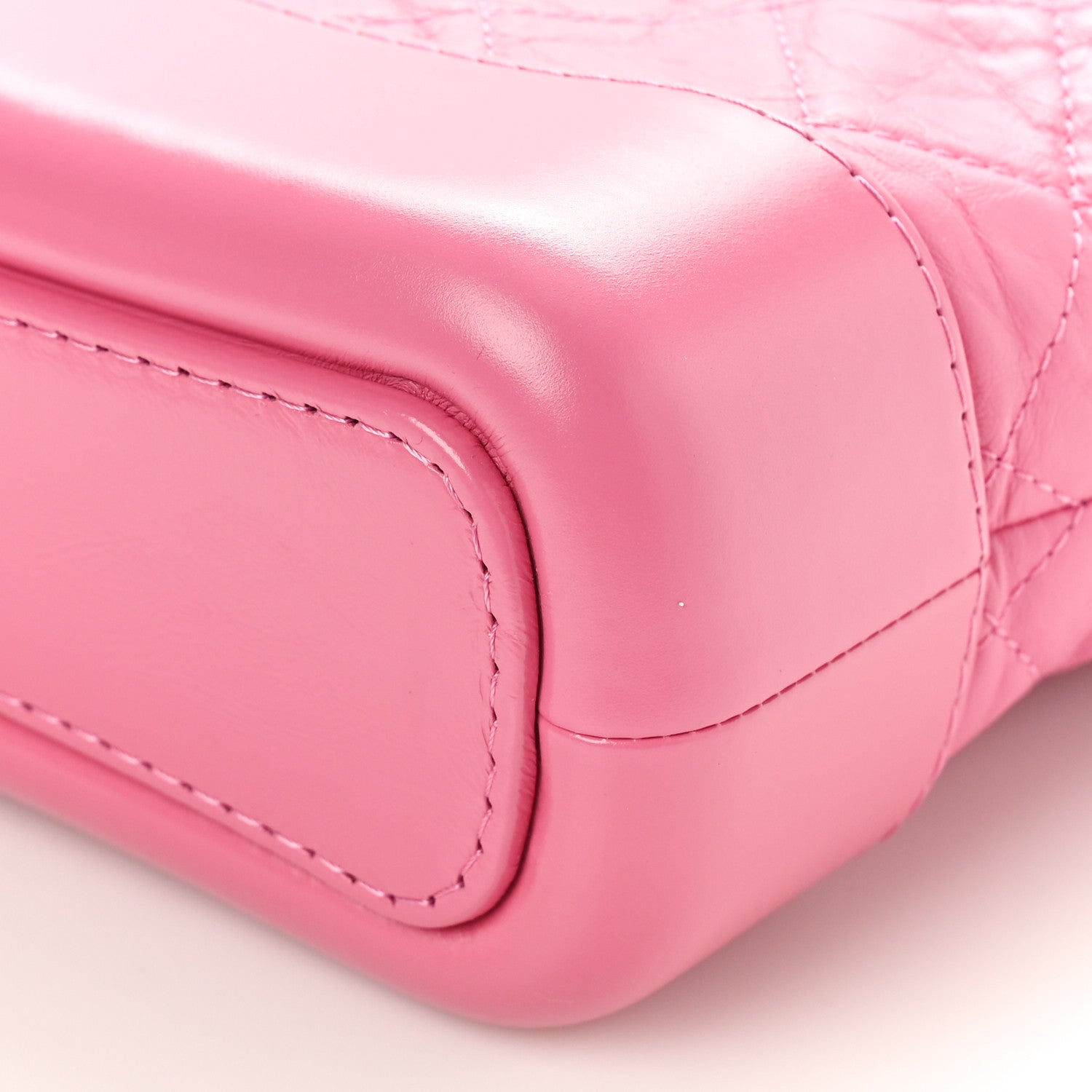 Chanel Aged Calfskin Quilted Small Gabrielle Hobo  Pink 10 of 10