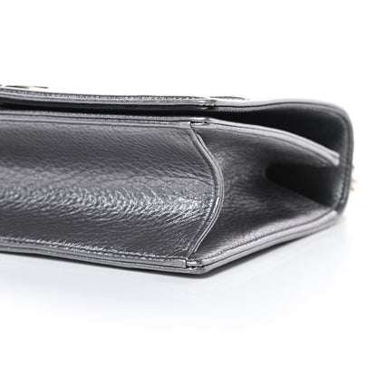 Christian Dior Metallic Grained Calfskin Medium Diorama Flap Bag Silver 10 of 17