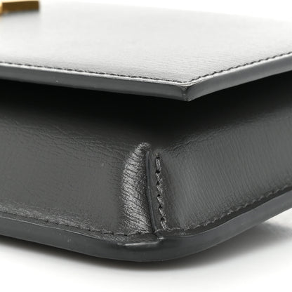 Saint Laurent Smooth Calfskin Monogram Phone Holder Crossbody Pebble 8 of 11
