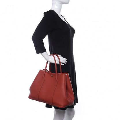 Hermes Vache Country Garden Party 36 MM Rouge Duchesse 2 of 9