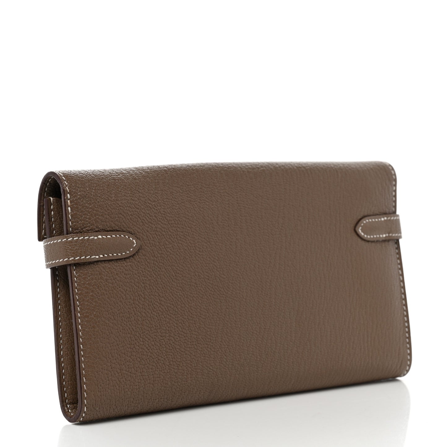 Chevre Mysore Kelly Longue Wallet Etoupe