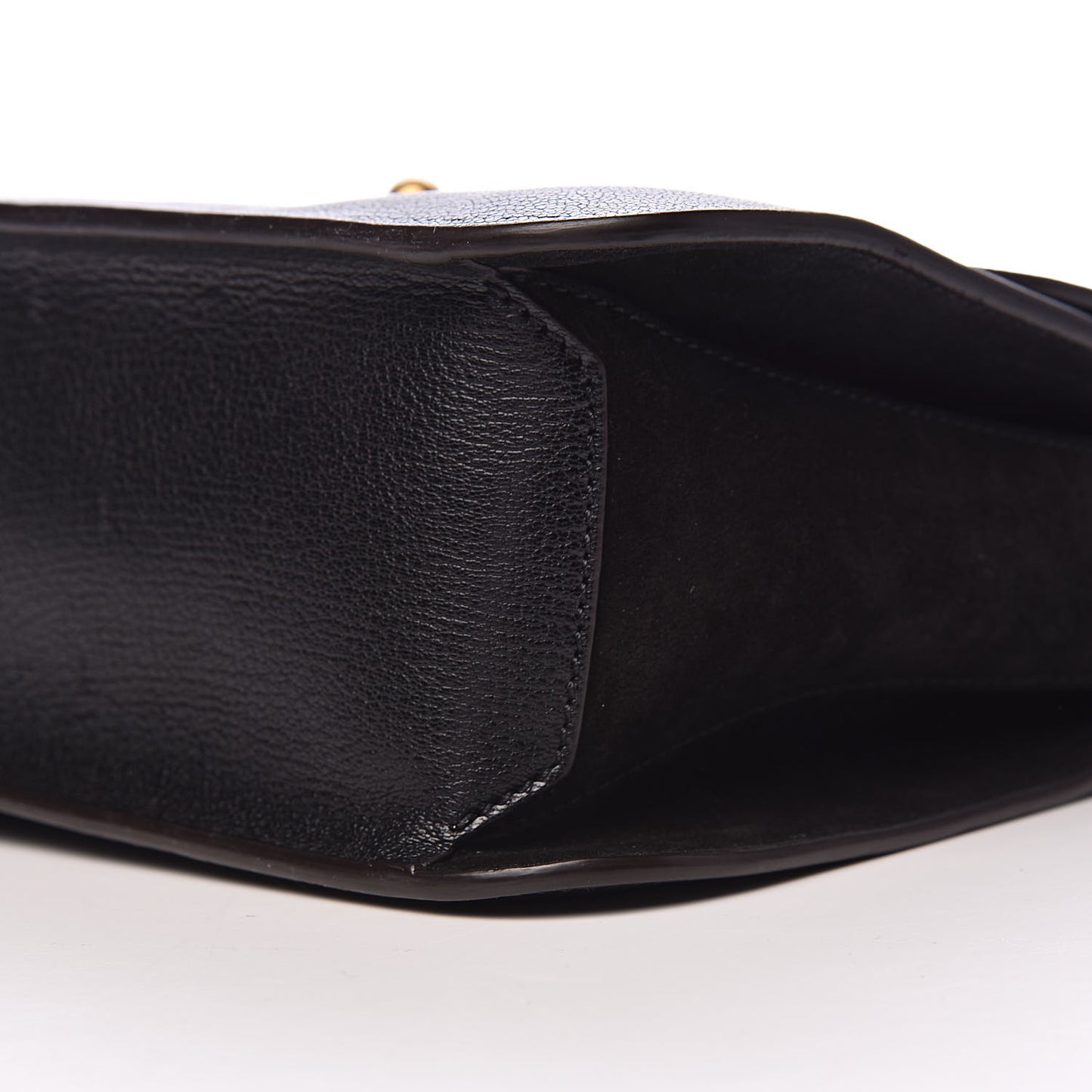 Goatskin Medium Mily Shoulder Bag Black
