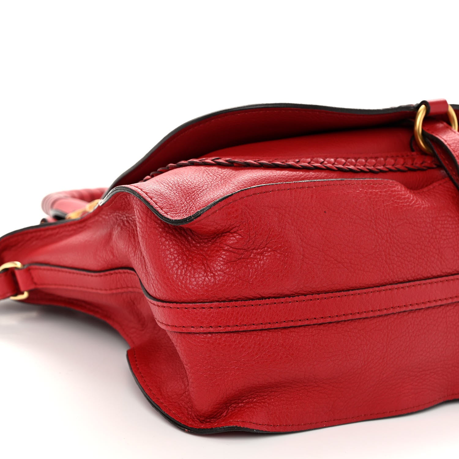Chloe Calfskin Medium Marcie Satchel Red 10 of 15