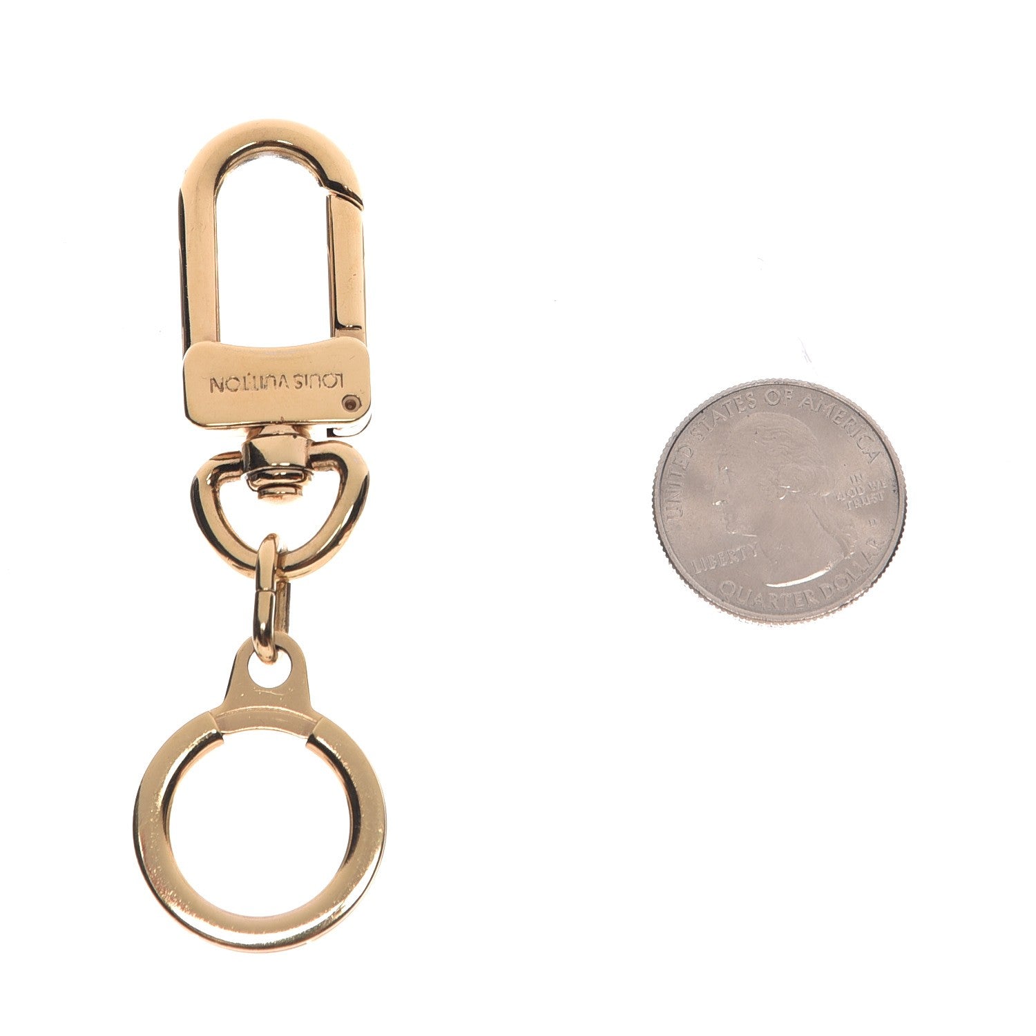 Louis Vuitton Pochette Extender Key Ring Gold 2 of 4