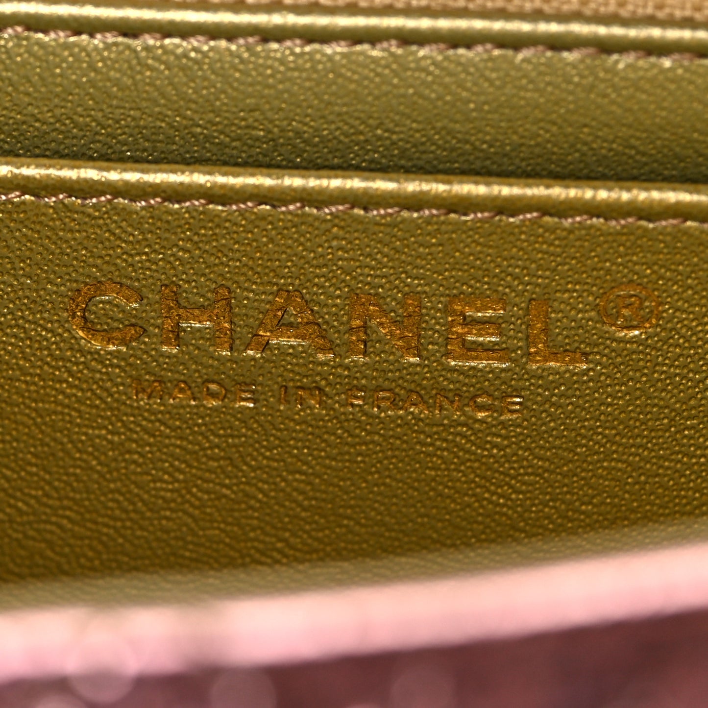 Metallic Goatskin Quilted Mini 2.55 Reissue Flap Multicolor