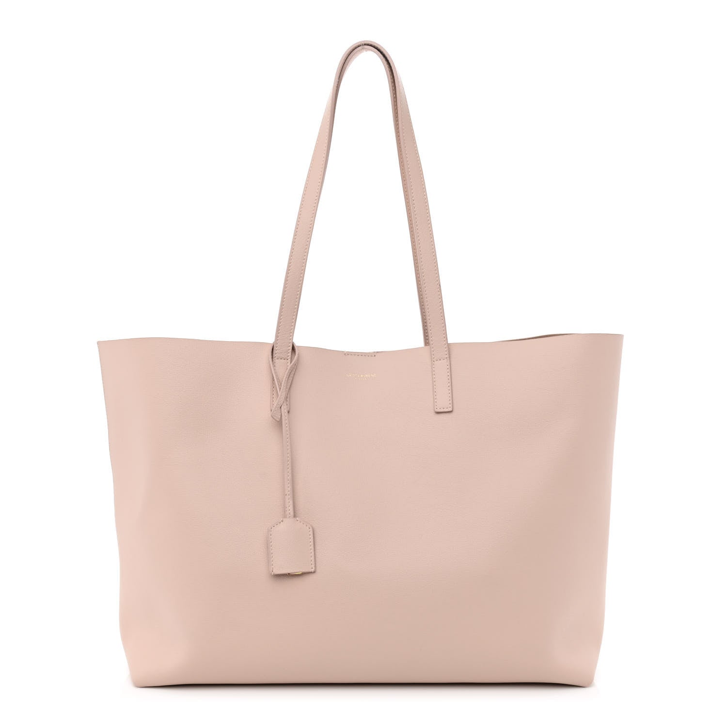 Saint Laurent Calfskin Large Shopping Tote Pale Blush 3 of 16