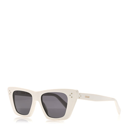 Celine Acetate Cat Eye Sunglasses CL40187I White 1 of 7
