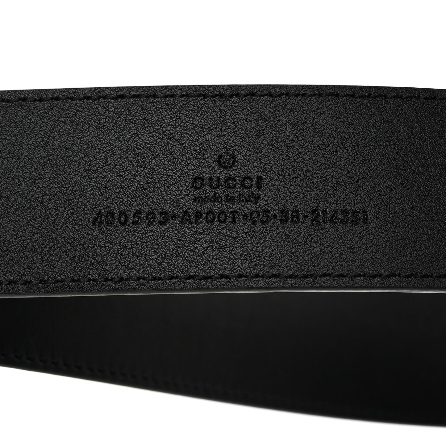Calfskin Double G 40mm Belt 95 38 Black