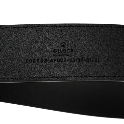 Gucci Calfskin Double G 40mm Belt 95 38 Black 3 of 6