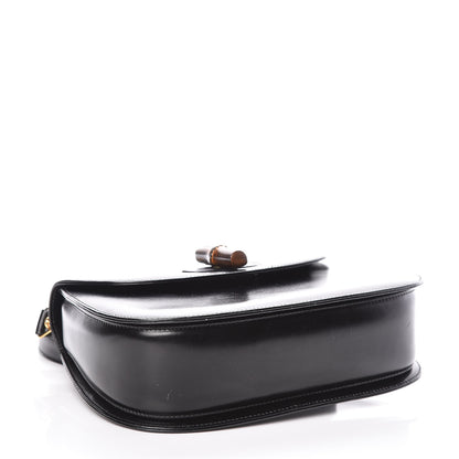 Gucci Calfskin Bamboo Top Handle Bag Black 4 of 11