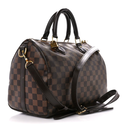 Louis Vuitton Damier Ebene Speedy Bandouliere 30 3 of 15