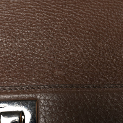 Salvatore Ferragamo Calfskin Large Sofia Shoulder Bag Brown 12 of 13