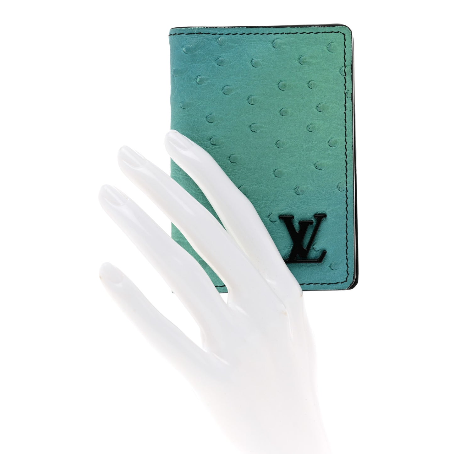 Ostrich Pocket Organizer Tropical Bleu