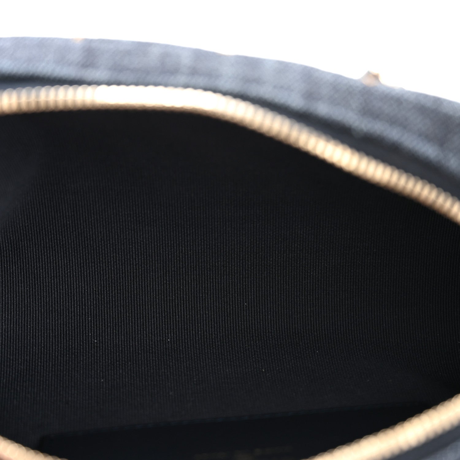 Chanel Denim Quilted Clutch With Chain Dark Blue Orange 5 of 11