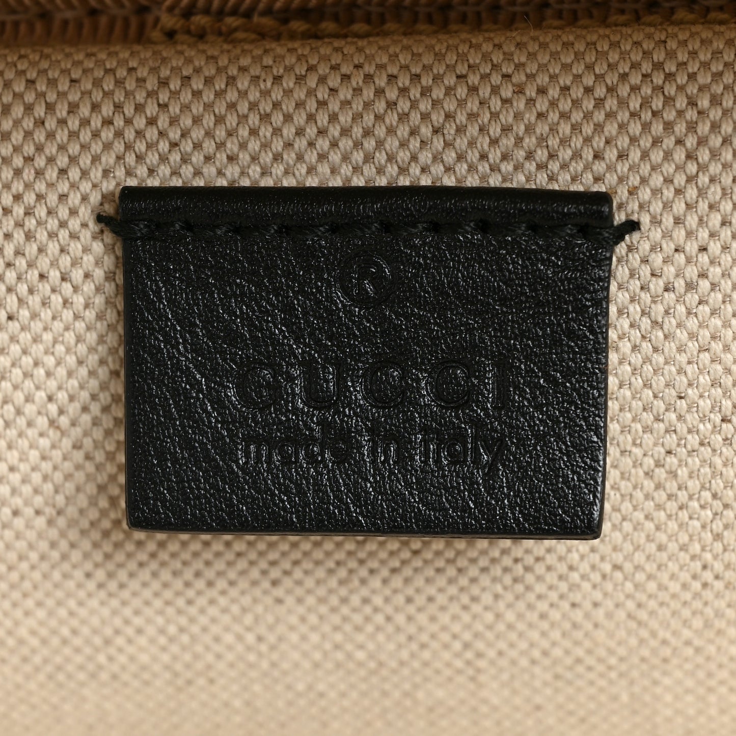 Patent Microguccissima Carry On Suitcase Black