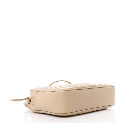 Saint Laurent Calfskin Matelasse Monogram Lou Camera Bag Dark Latte 4 of 11