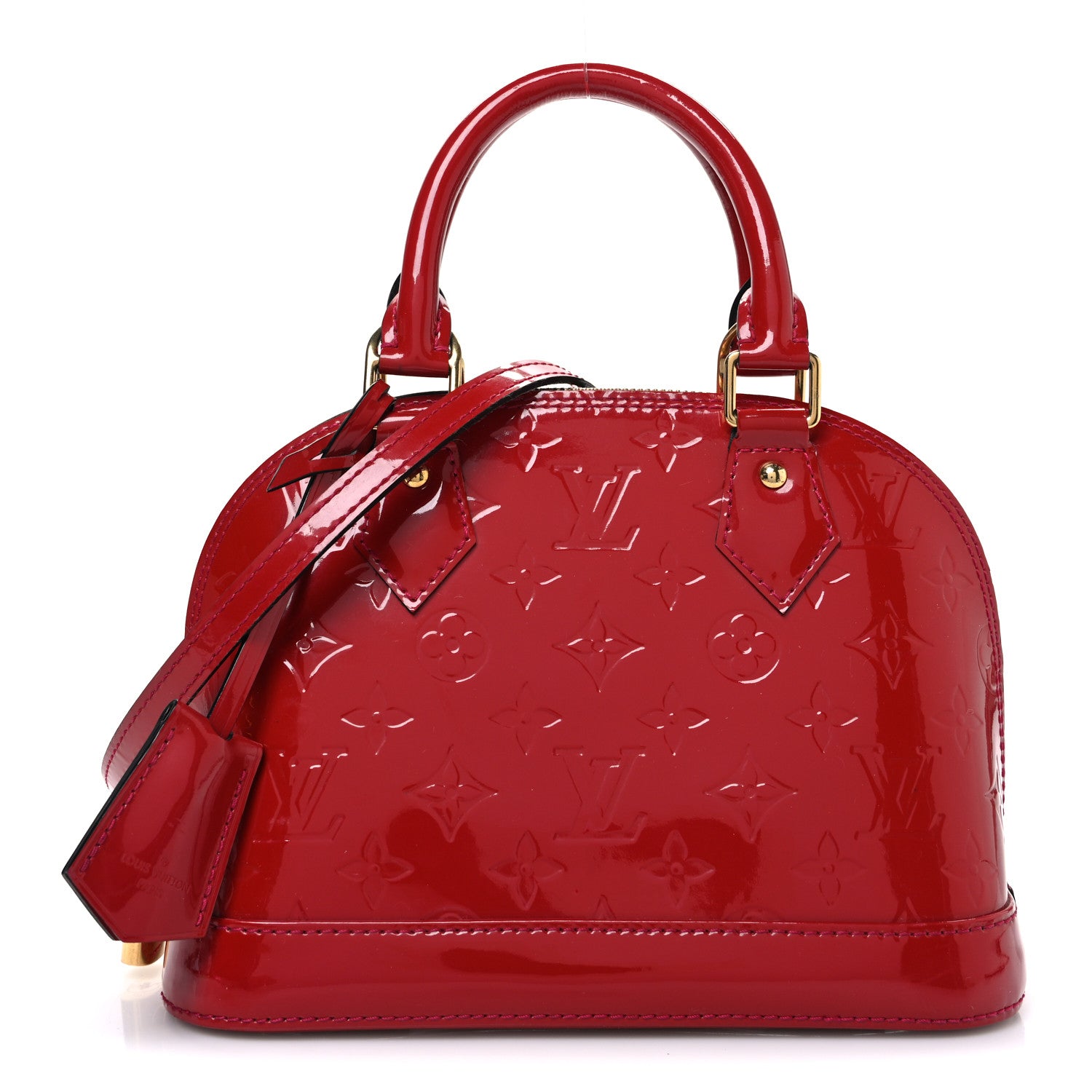 Louis Vuitton Vernis Alma BB Rose Indien 1 of 11
