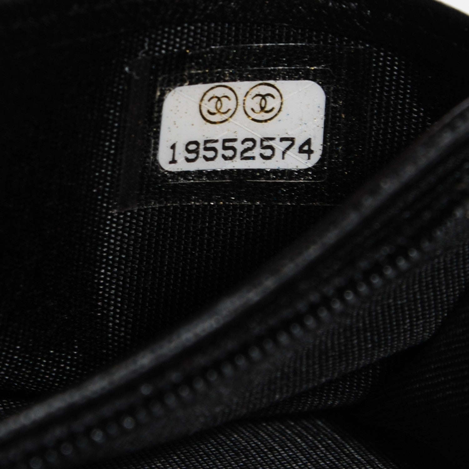 Chanel Lambskin Quilted Boy Yen Wallet Black 7 of 8