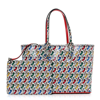 Christian Louboutin Patent Calfskin Small East West Cabata Tote Multicolor 1 of 10