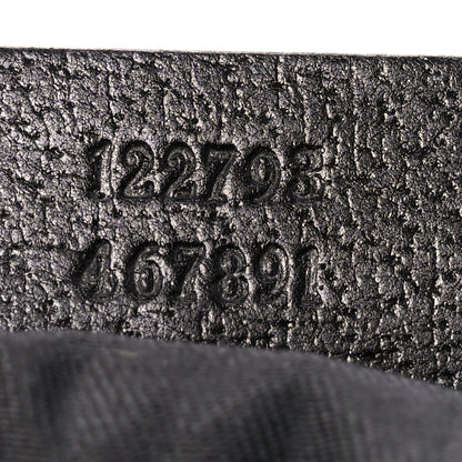 Gucci Monogram Flat Messenger Bag Black 7 of 12