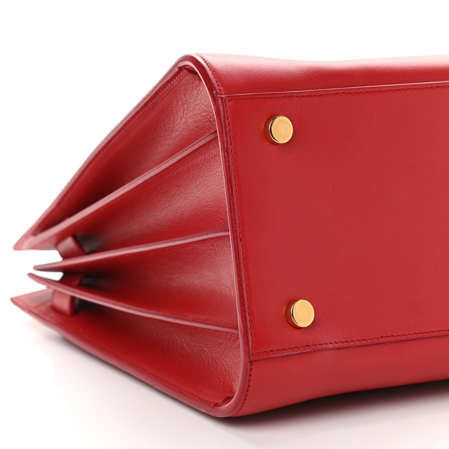 Calfskin Small Sac De Jour Vermillion