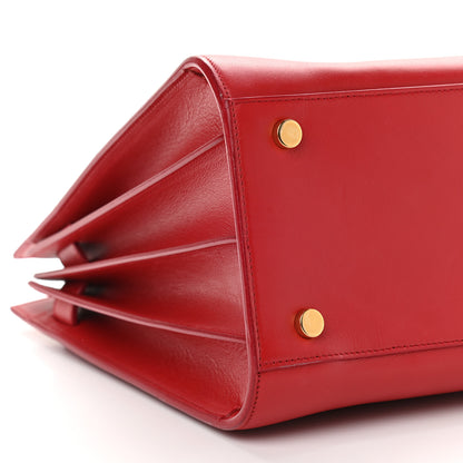 Saint Laurent Calfskin Small Sac De Jour Vermillion 8 of 9