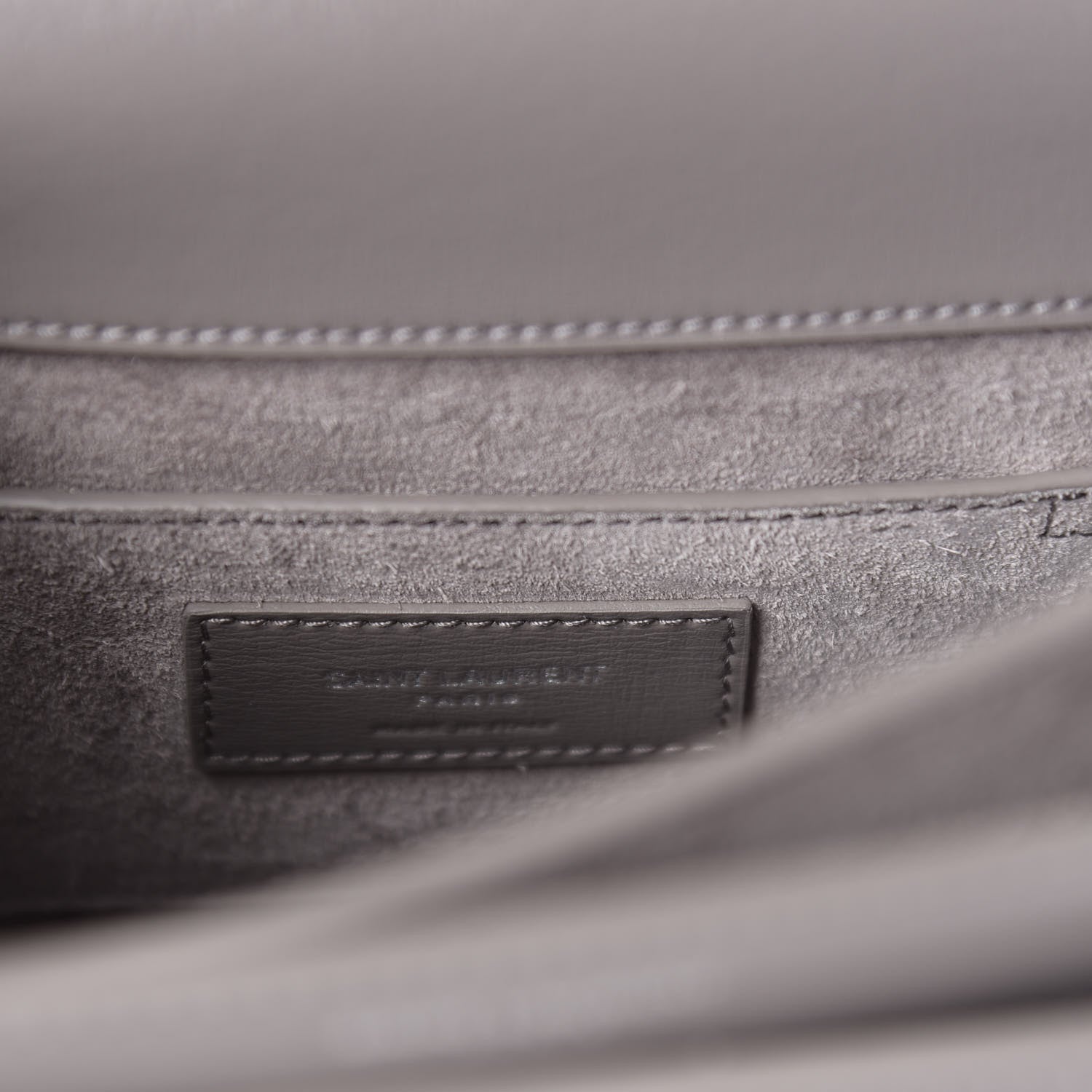Saint Laurent Calfskin Medium Monogram Sunset Fog 17 of 18