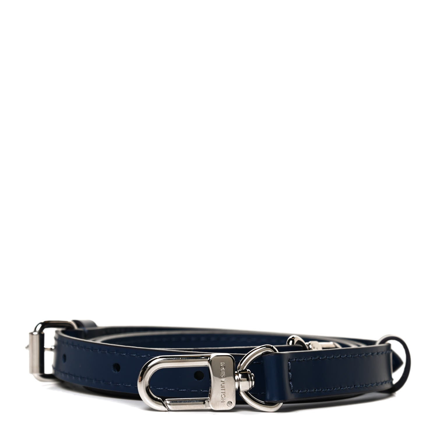 Louis Vuitton Calfskin 16mm Adjustable Shoulder Strap Indigo 1 of 4