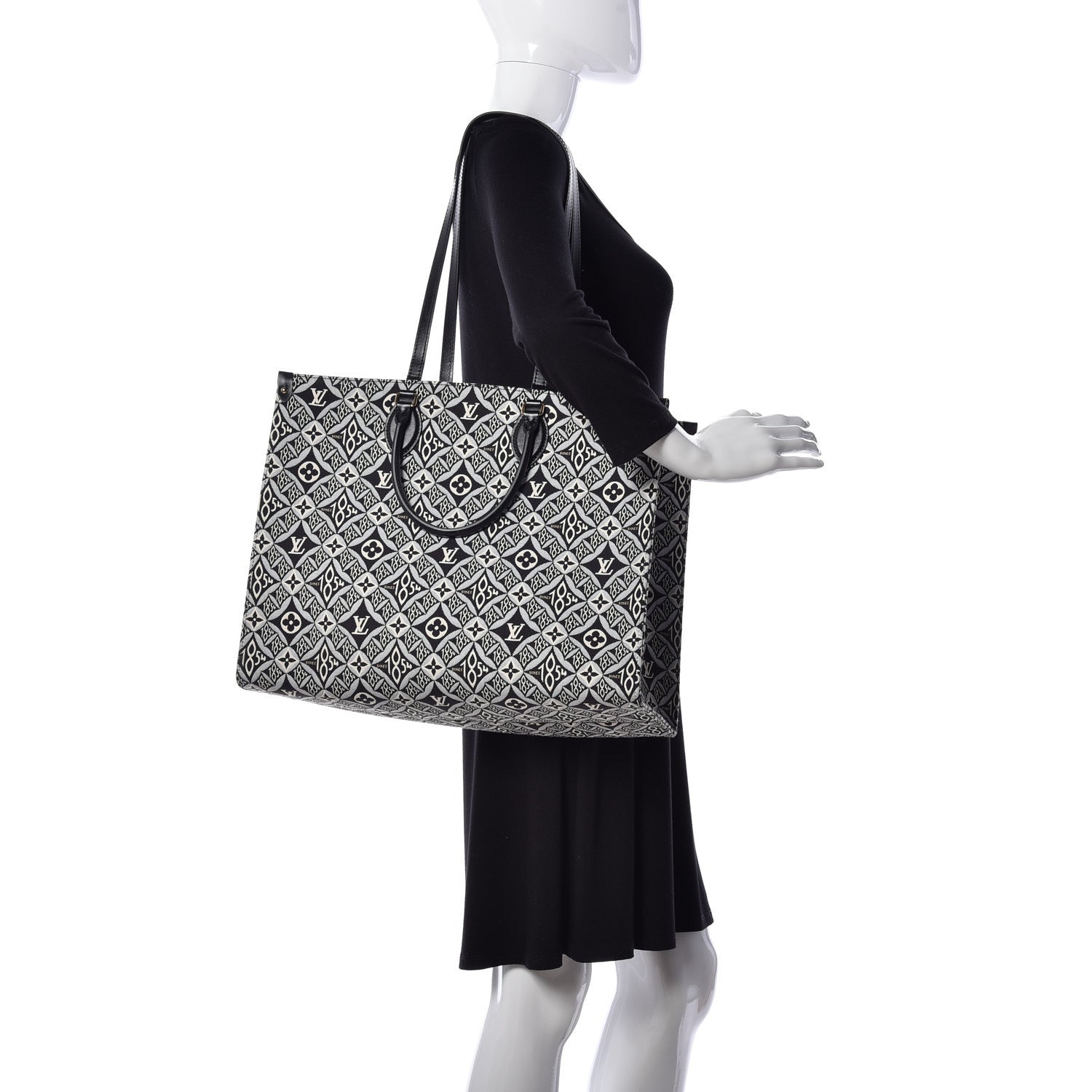 Louis Vuitton Jacquard Since 1854 Onthego GM Grey 2 of 10