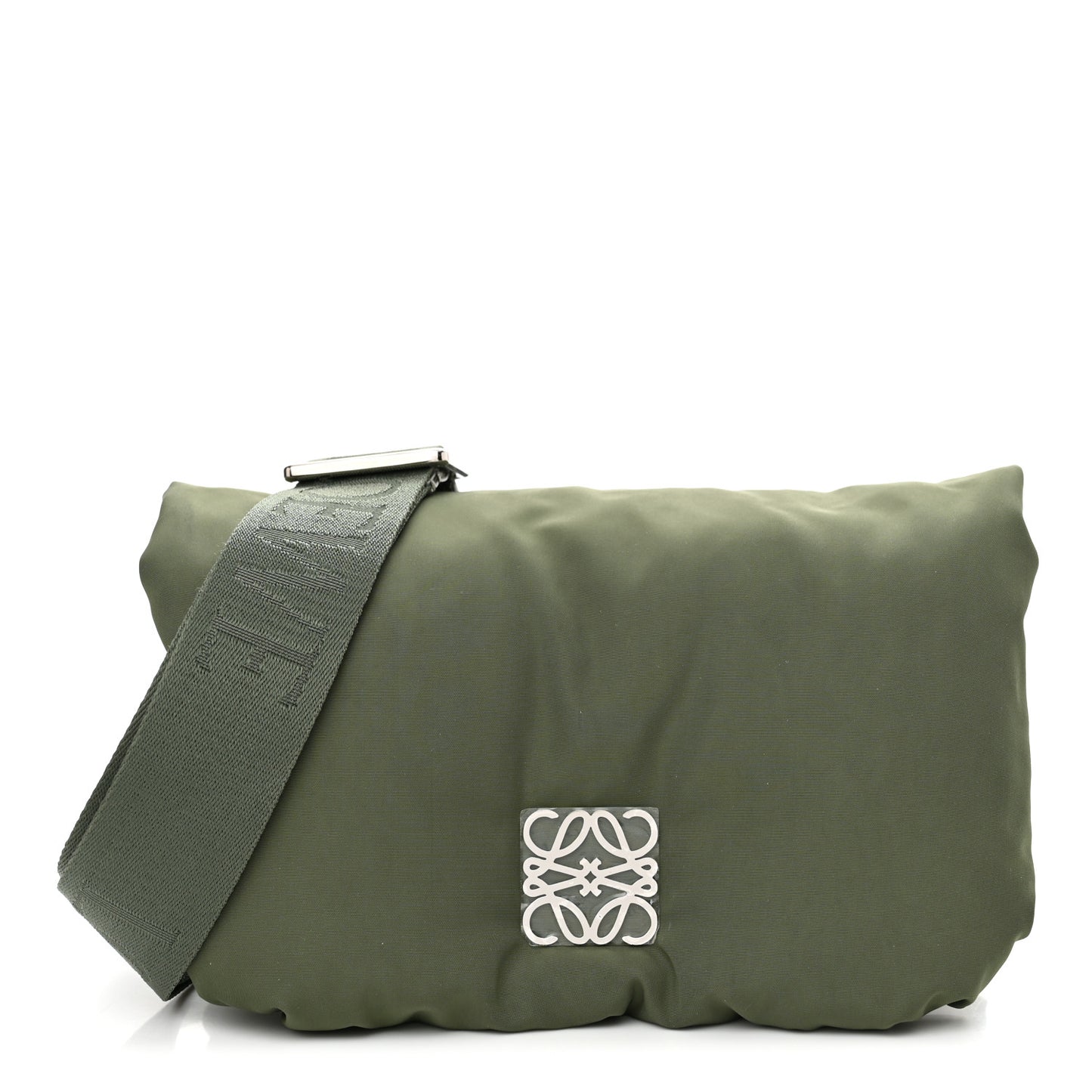 Nylon Mini Goya Puffer Bag Vintage Khaki