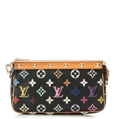 Louis Vuitton Monogram Multicolor Pochette Accessories Black 1 of 7