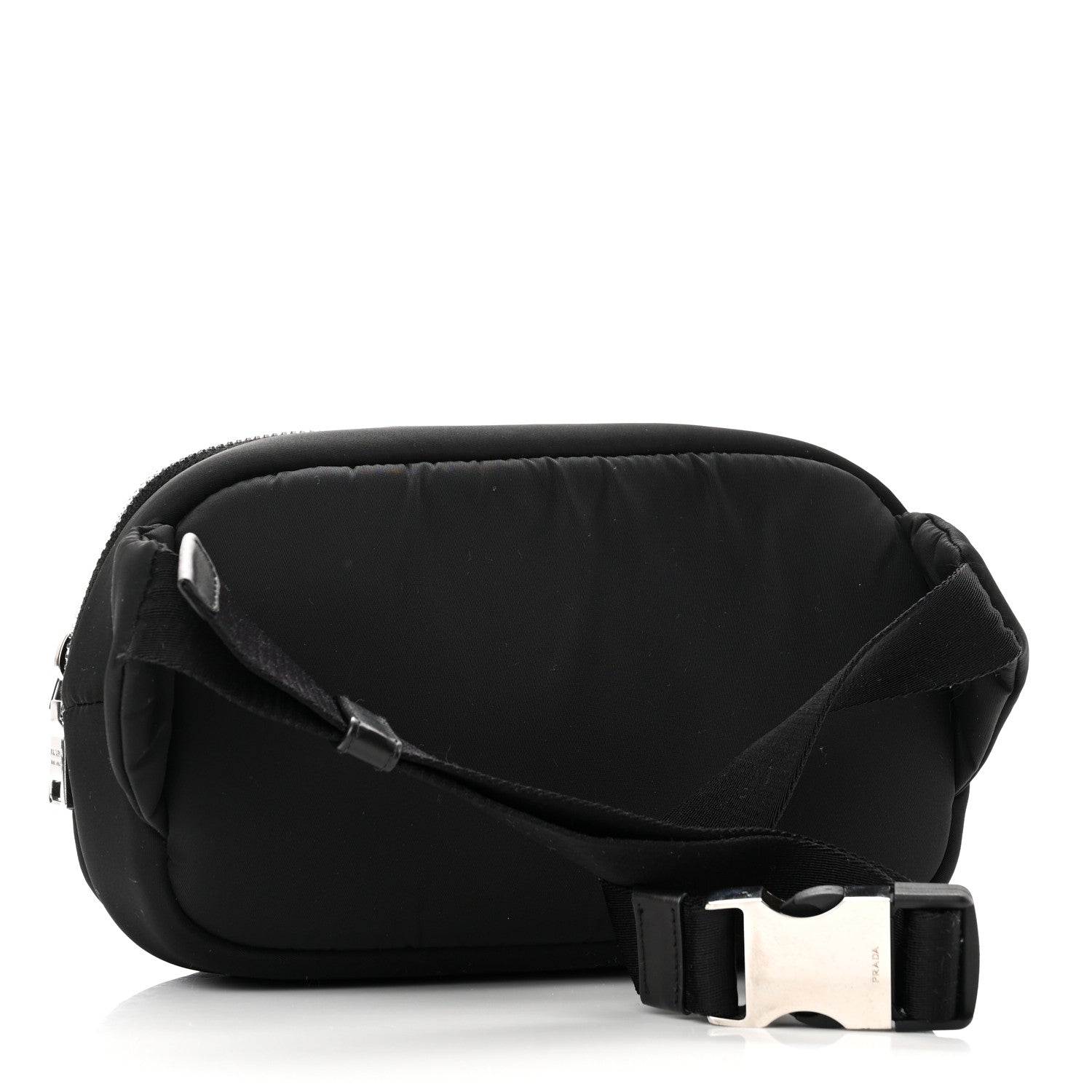 Prada Tessuto Nylon Pocket Cargo Belt Bag Black Fuoco 2 of 9