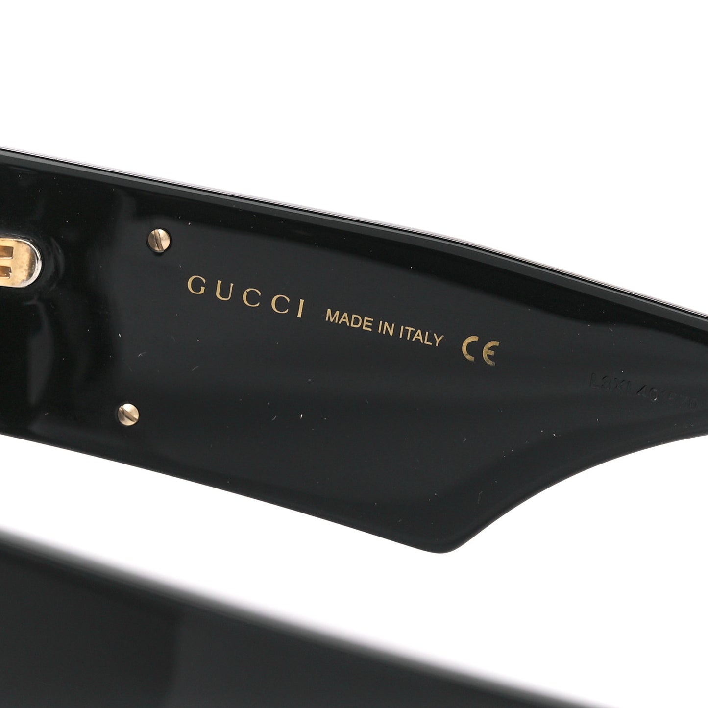 Acetate Square Frame Sunglasses GG0956S Black