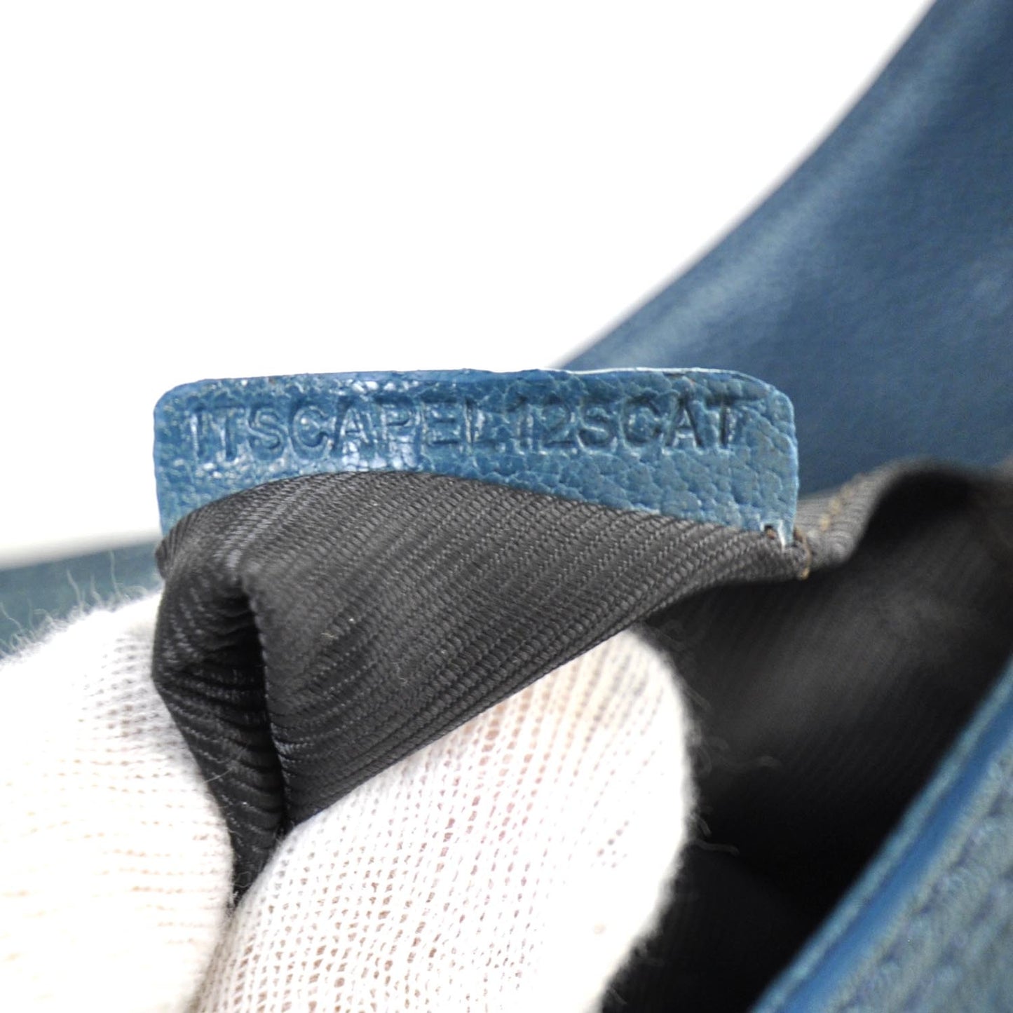 Leather Hernville Small Hobo Kingfisher Blue