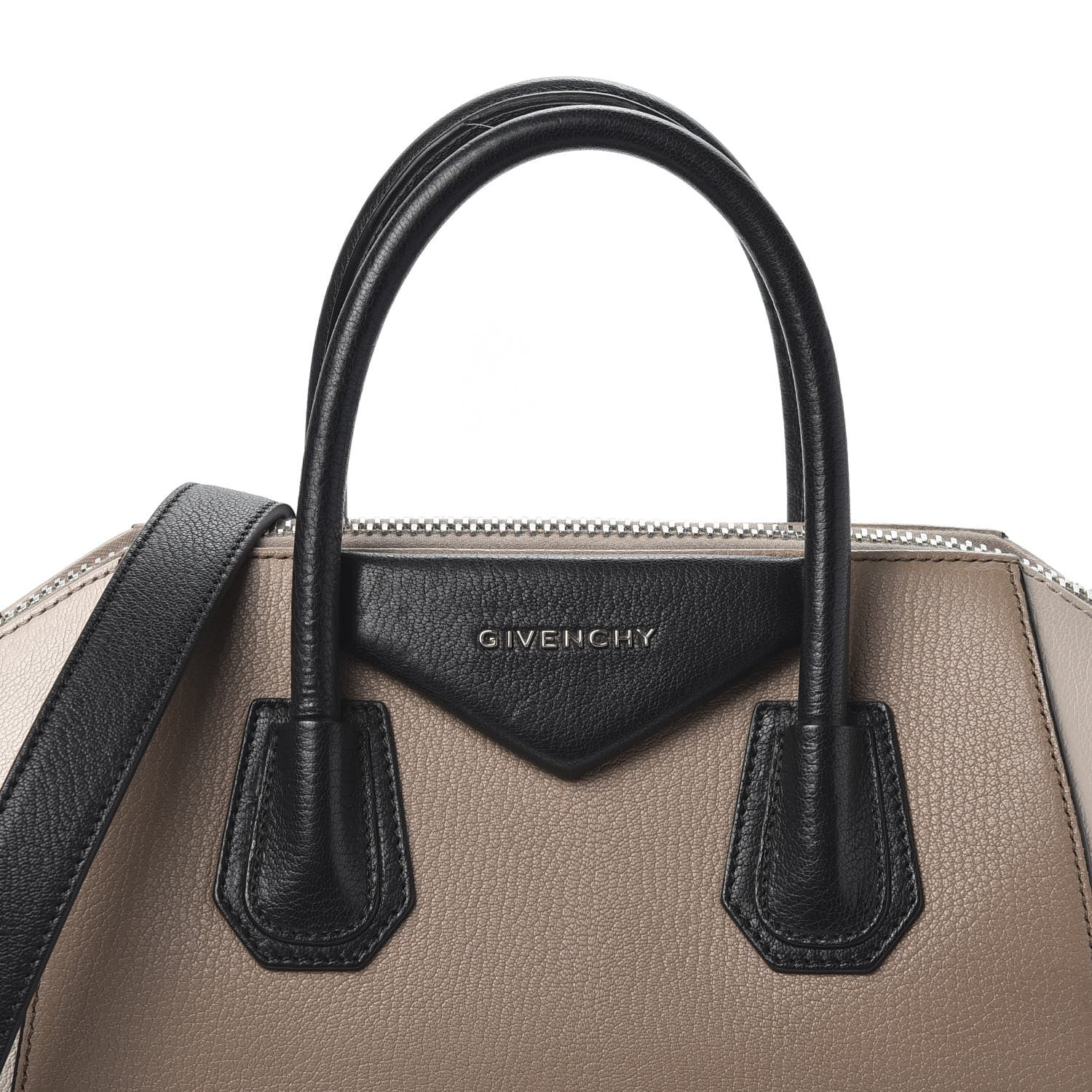 Givenchy Sugar Goatskin Small Tri-Color Antigona Linen 12 of 13