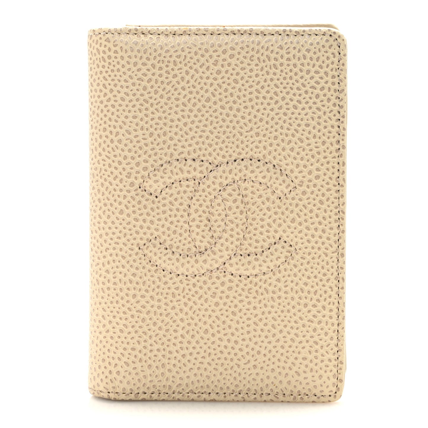 Caviar Timeless CC Card Holder Wallet White