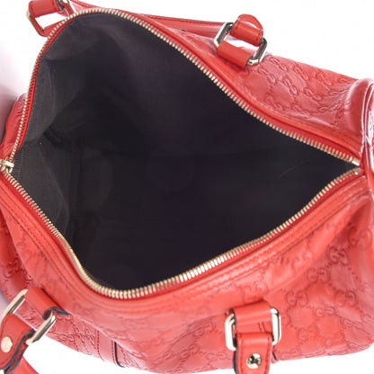Gucci Guccissima Vitello Tender Medium Joy Boston Sporting Red 5 of 10