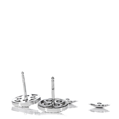 Louis Vuitton 18K White Gold Diamond Blossom BB Earrings 3 of 5