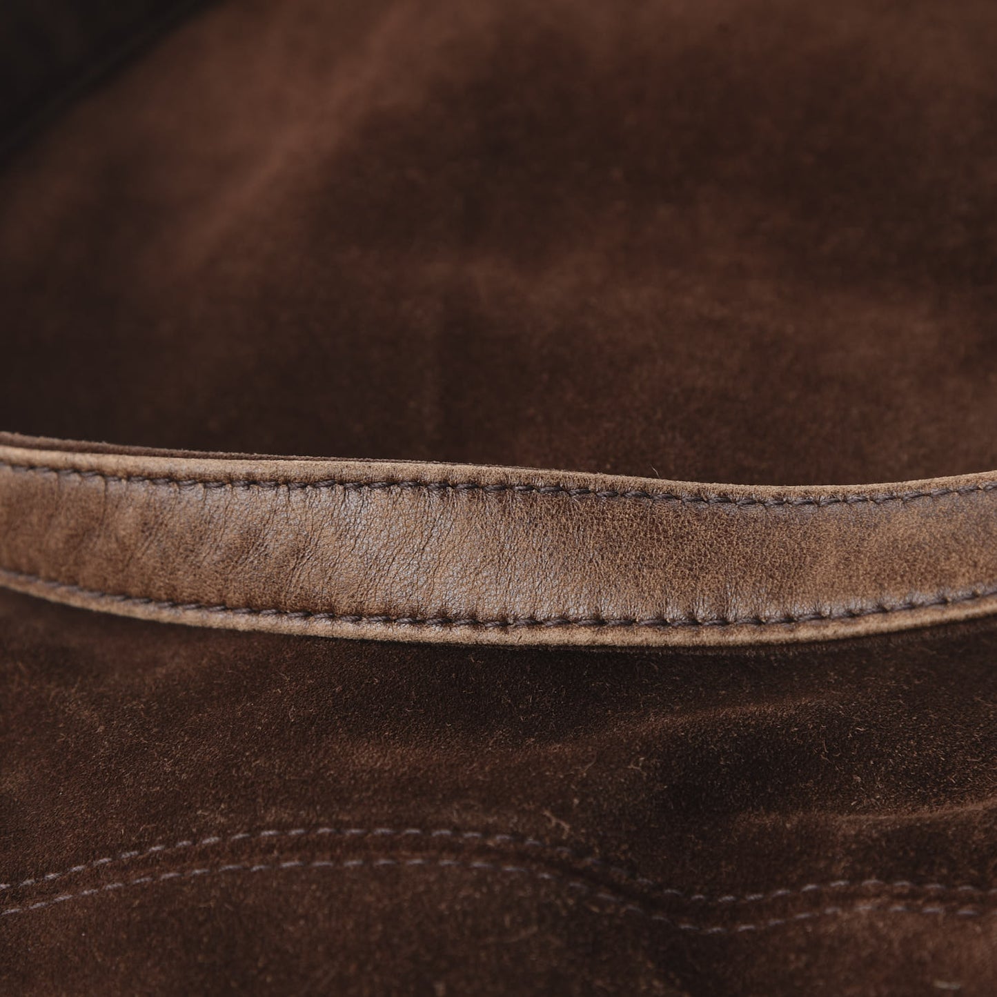 Suede CC Shoulder Bag Brown