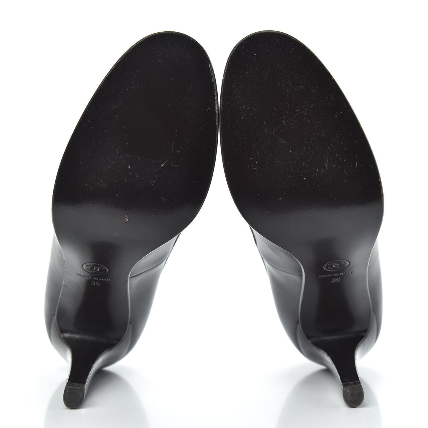 Calfskin Buckle Pumps 39 Black