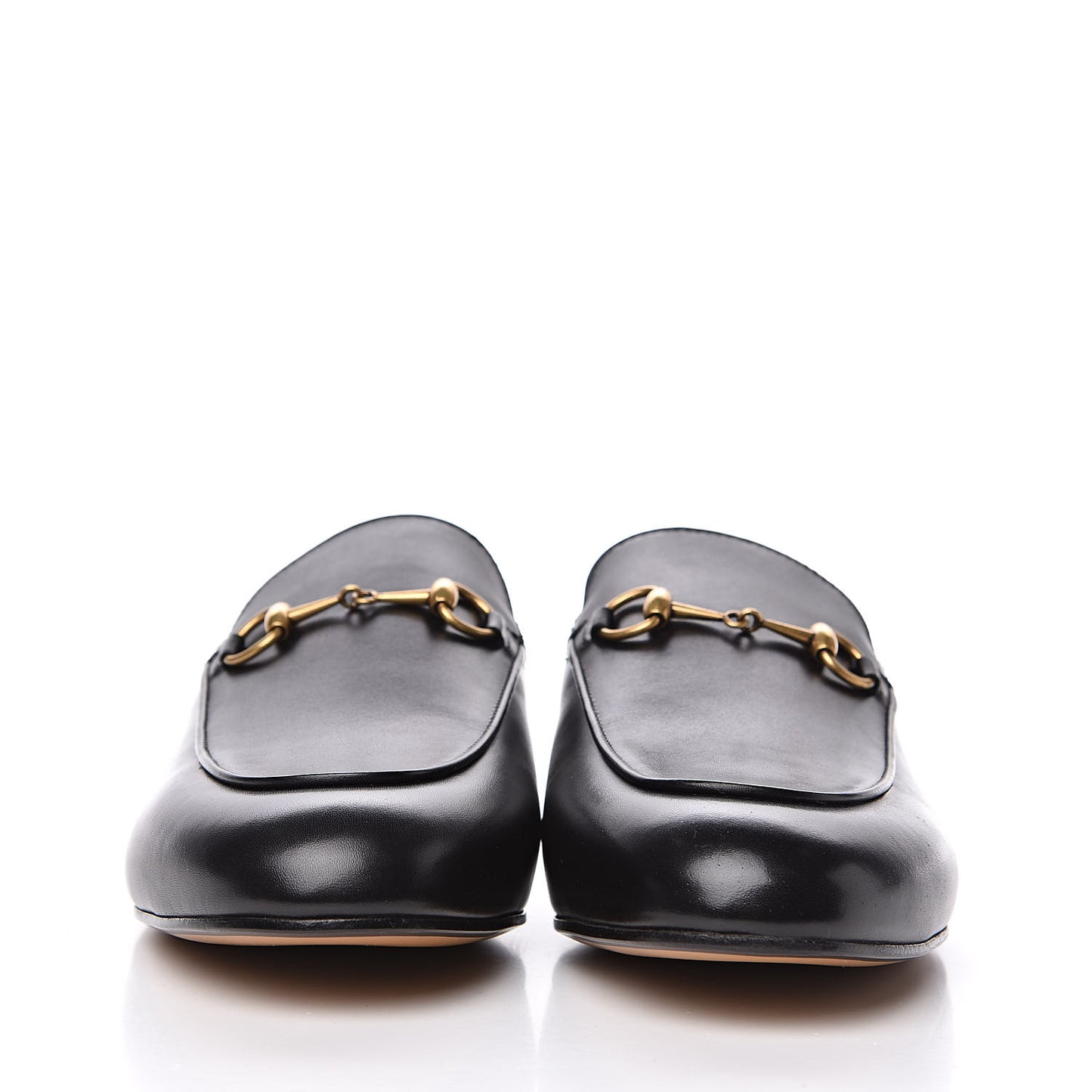 Calfskin Princetown Slippers 40.5 Black