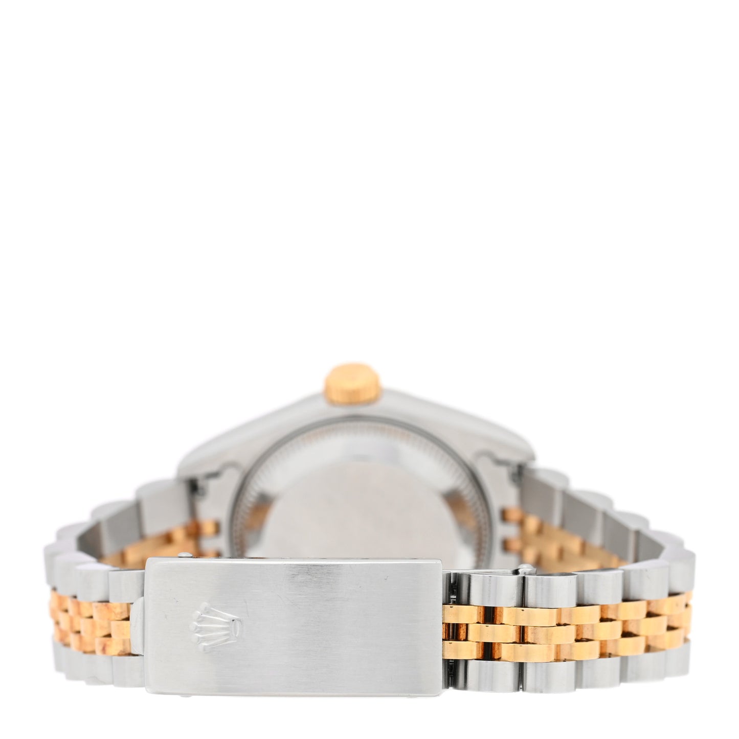Stainless Steel 18K Yellow Gold Diamond 26mm Oyster Perpetual Datejust Watch Champagne 69173