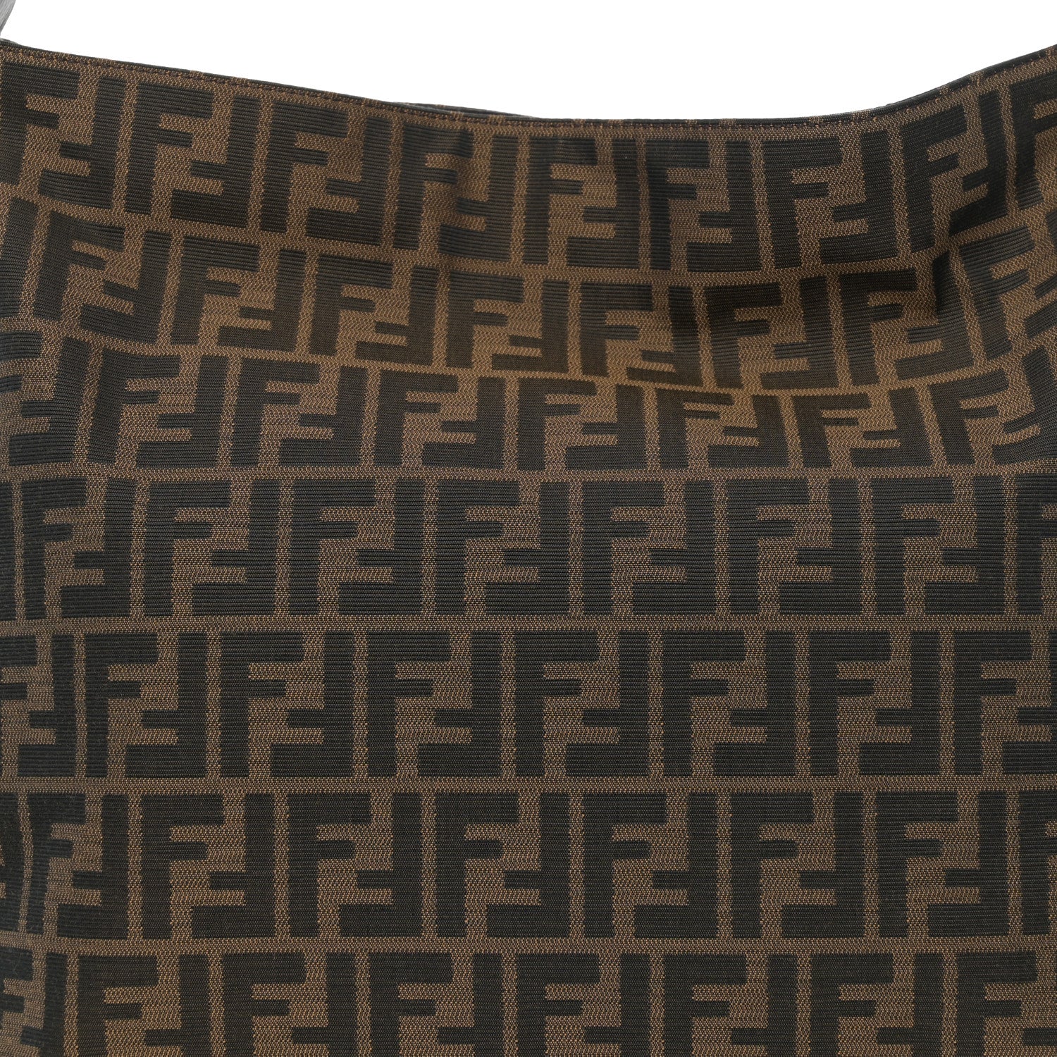 Fendi Zucca Vitello Artic Large Hobo Tobacco Castagna 8 of 10