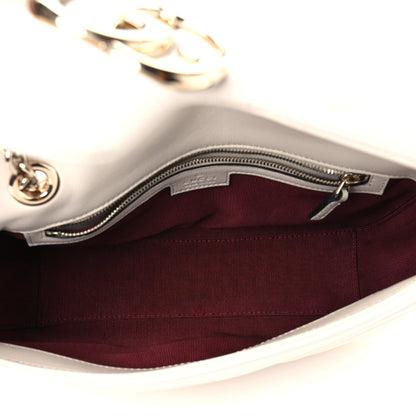 Gucci Lambskin Matelasse Medium GG Marmont Shoulder Bag White 5 of 10