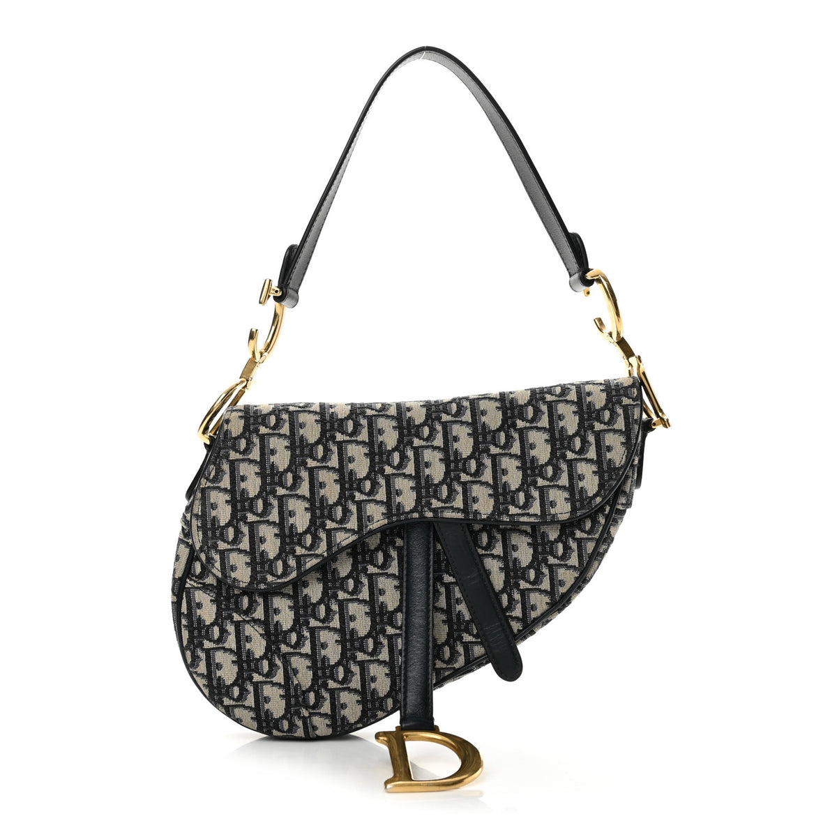 Oblique Saddle Bag Blue