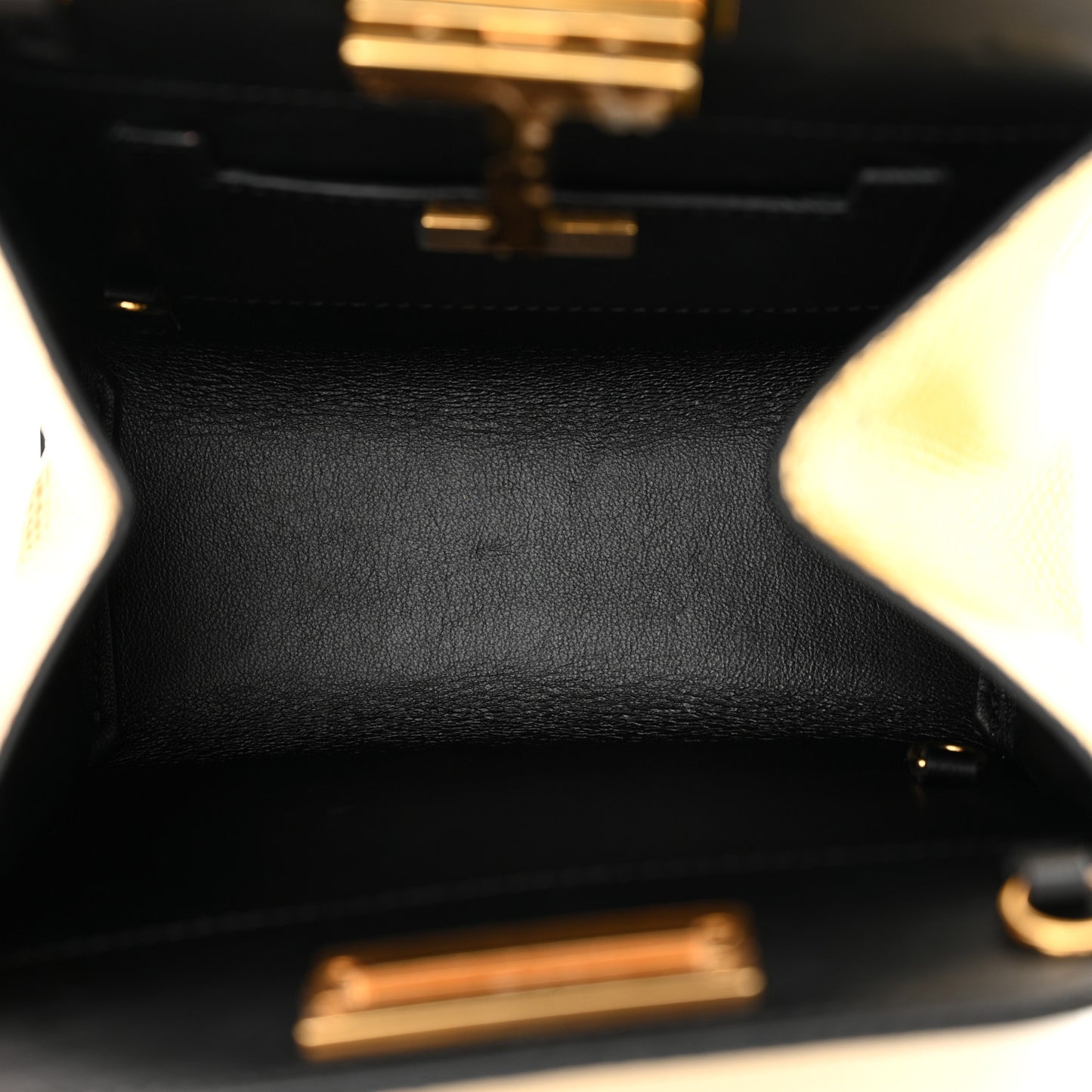 Snakeskin Small Cosmo T Lock Shoulder Bag Gold