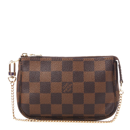 Louis Vuitton Damier Ebene Mini Pochette Accessories 1 of 8