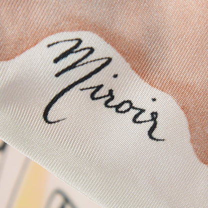 Christian Dior Silk Mitzah ABCDIOR "M" Scarf Pink 3 of 6